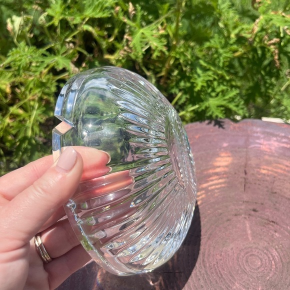 Vintage Nachtmann Large Germany Clear Crystal Ashtray - Picture 13 of 13